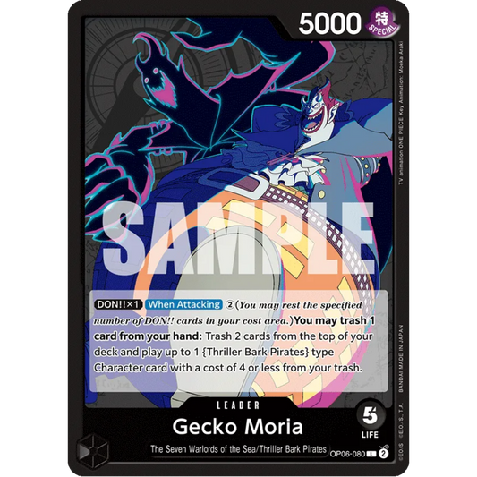 Gecko Moria (080) (OP06-080) - Wings of the Captain
