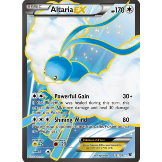 Altaria EX (Full Art) 123/124  - Holofoil XY  Fates Collide - Ultra Rare