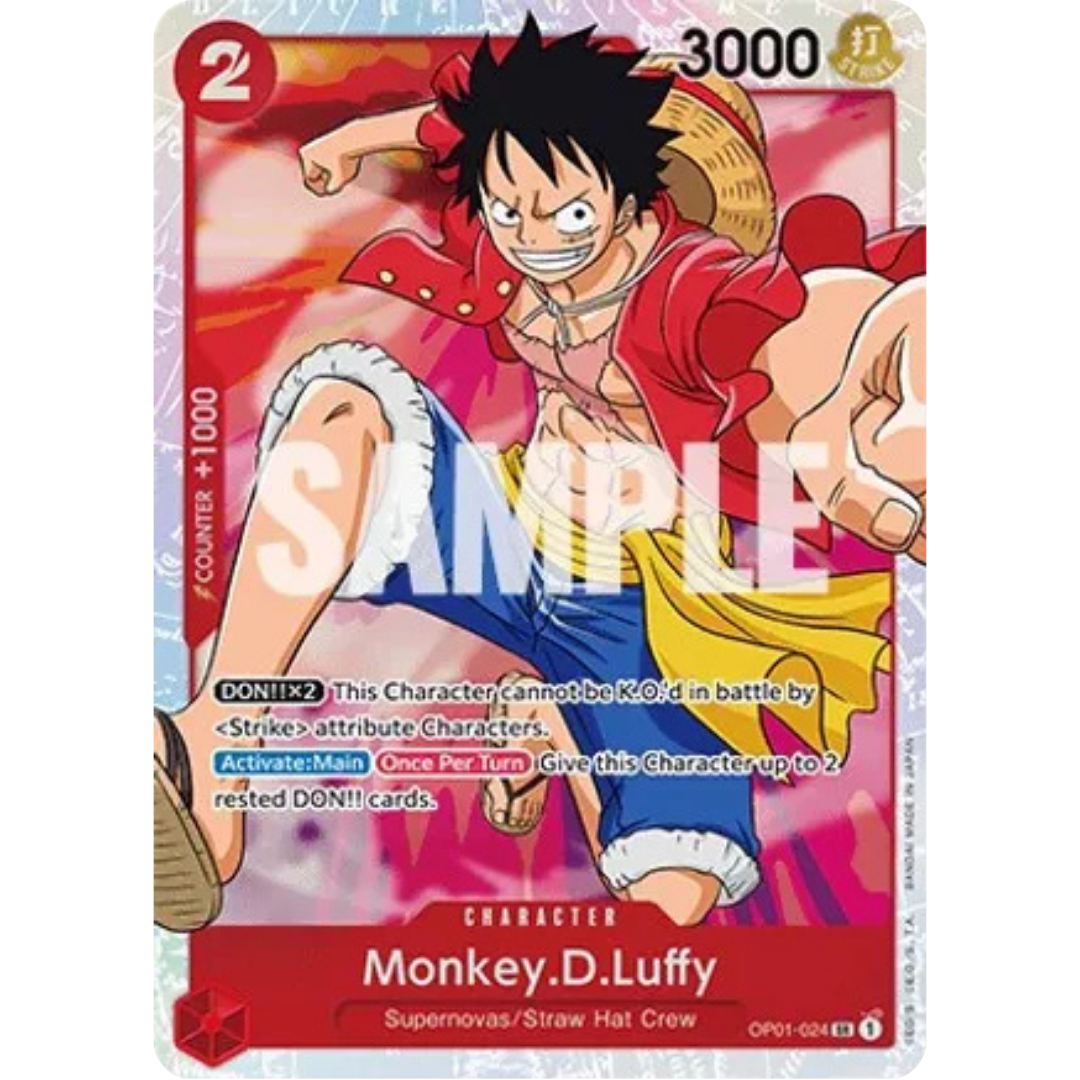 Monkey.D.Luffy (024) (OP01-024) - Romance Dawn Foil