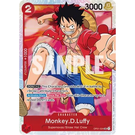 Monkey.D.Luffy (024) (OP01-024) - Romance Dawn Foil