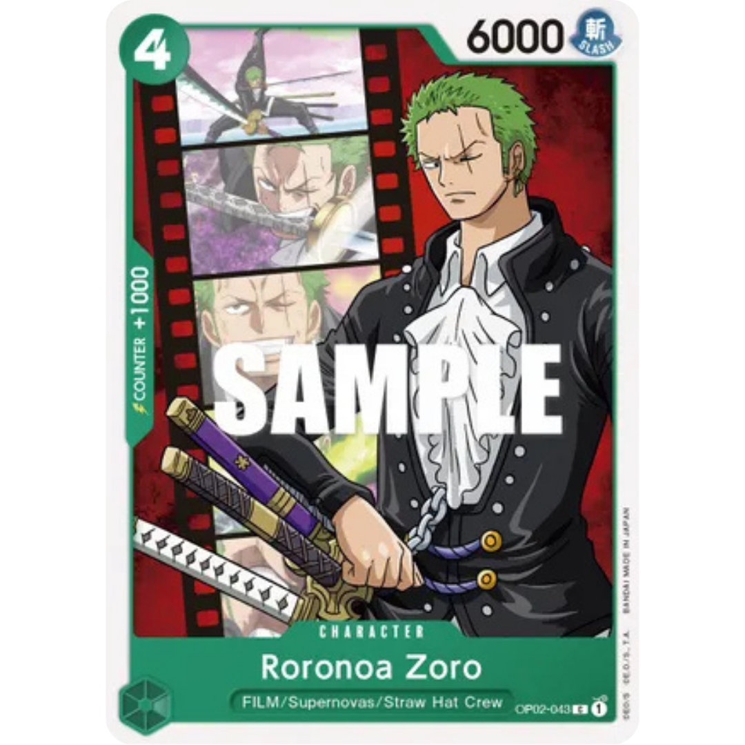 Roronoa Zoro (OP02-043) - Paramount War