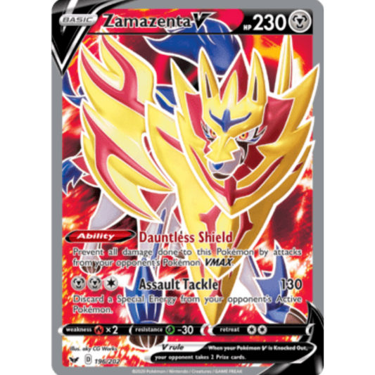 Zamazenta V (196/202) [Sword & Shield: Base Set]