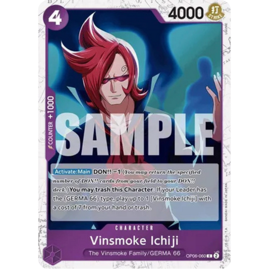Vinsmoke Ichiji (OP06-060) (Jolly Roger Foil) (OP06-060) - Premium Booster -The Best- Foil