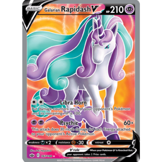 Galarian Rapidash V (167/198) [Sword & Shield: Chilling Reign]
