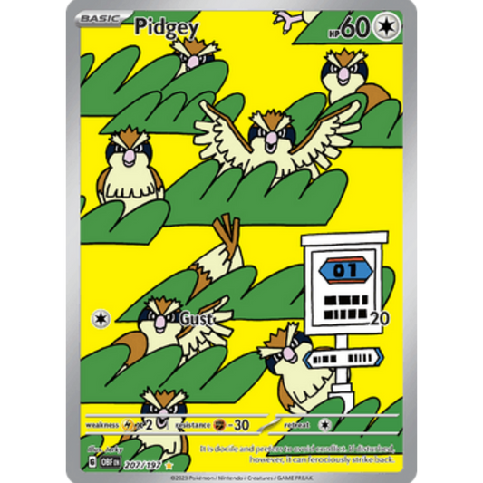 Pidgey (207/197) [Scarlet & Violet: Obsidian Flames]