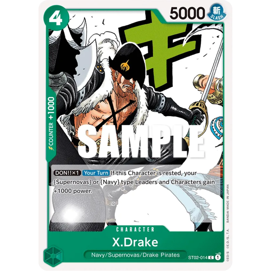 X.Drake (ST02-014) - Starter Deck 2: Worst Generation