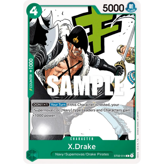 X.Drake (ST02-014) - Starter Deck 2: Worst Generation