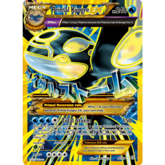 Primal Kyogre EX (Shiny Full Art) 096  - Holofoil XY  Ancient Origins - Ultra Rare