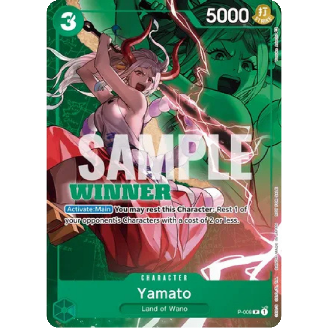 Yamato - P-008 (Winner Pack Vol. 1) (P-008) - One Piece Promotion Cards