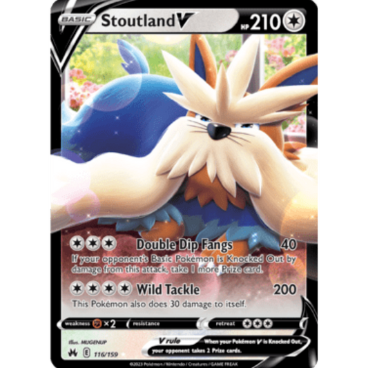 Stoutland V (116/159) [Sword & Shield: Crown Zenith]