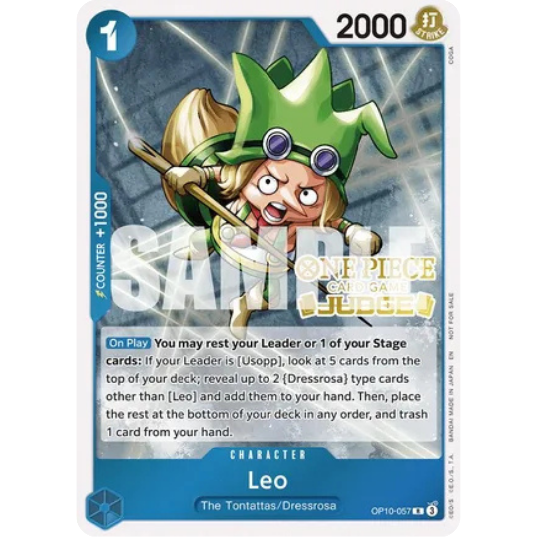 Leo (Judge Pack Vol. 6) (OP10-057) - One Piece Promotion Cards Foil