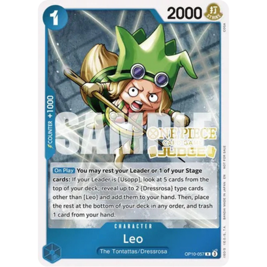 Leo (Judge Pack Vol. 6) (OP10-057) - One Piece Promotion Cards Foil