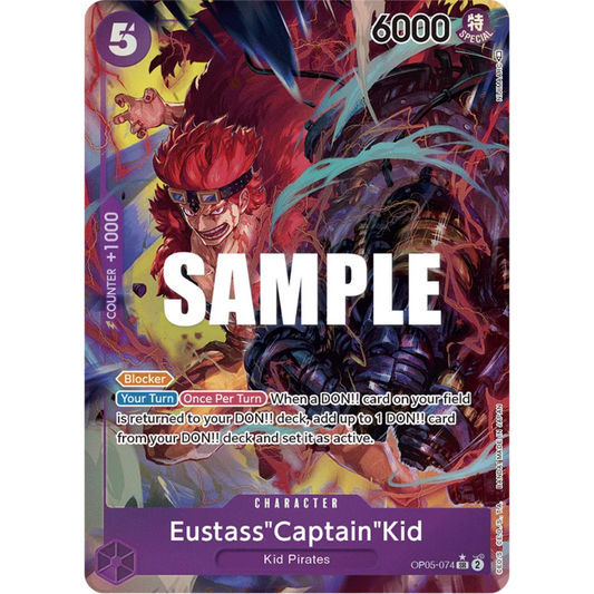 Eustass"Captain"Kid (Alternate Art) (OP05-074) - Awakening of the New Era Foil