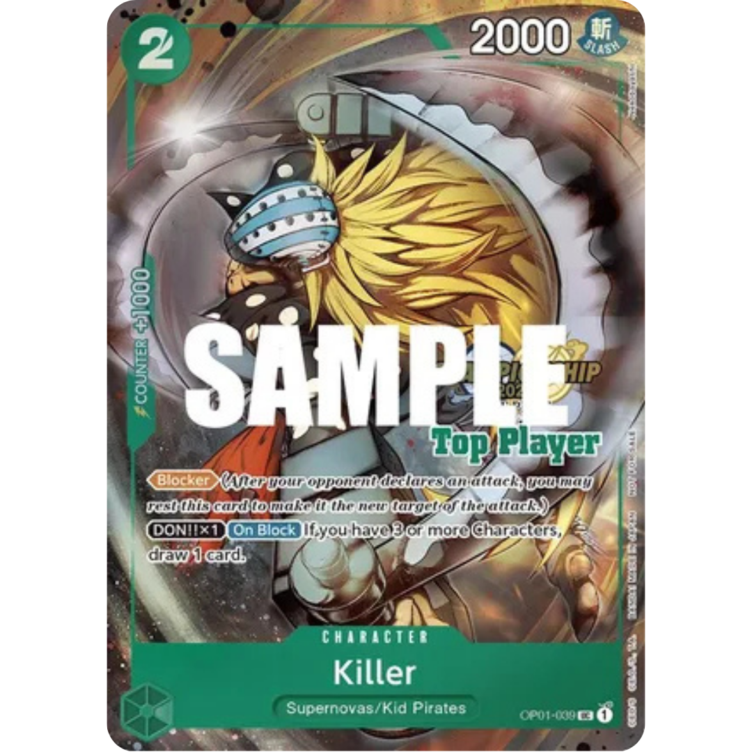 Killer (CS 2023 Top Players Pack) (OP01-039) - One Piece Promotion Cards Foil