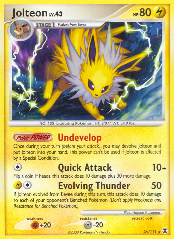 Jolteon  Rising Rivals - Rare