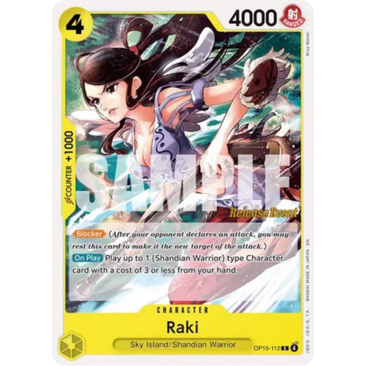 Raki (OP15-112) - Adventure on Kami's Island Release Event Cards