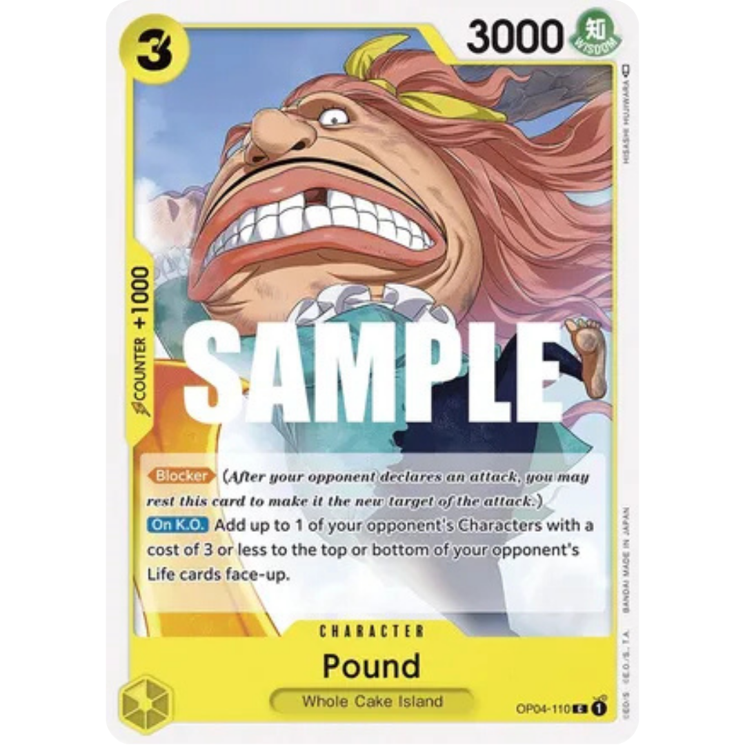 Pound (OP04-110) - Kingdoms of Intrigue
