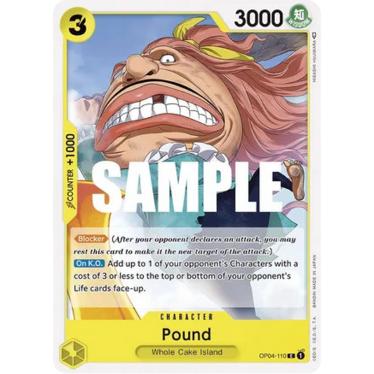 Pound (OP04-110) - Kingdoms of Intrigue