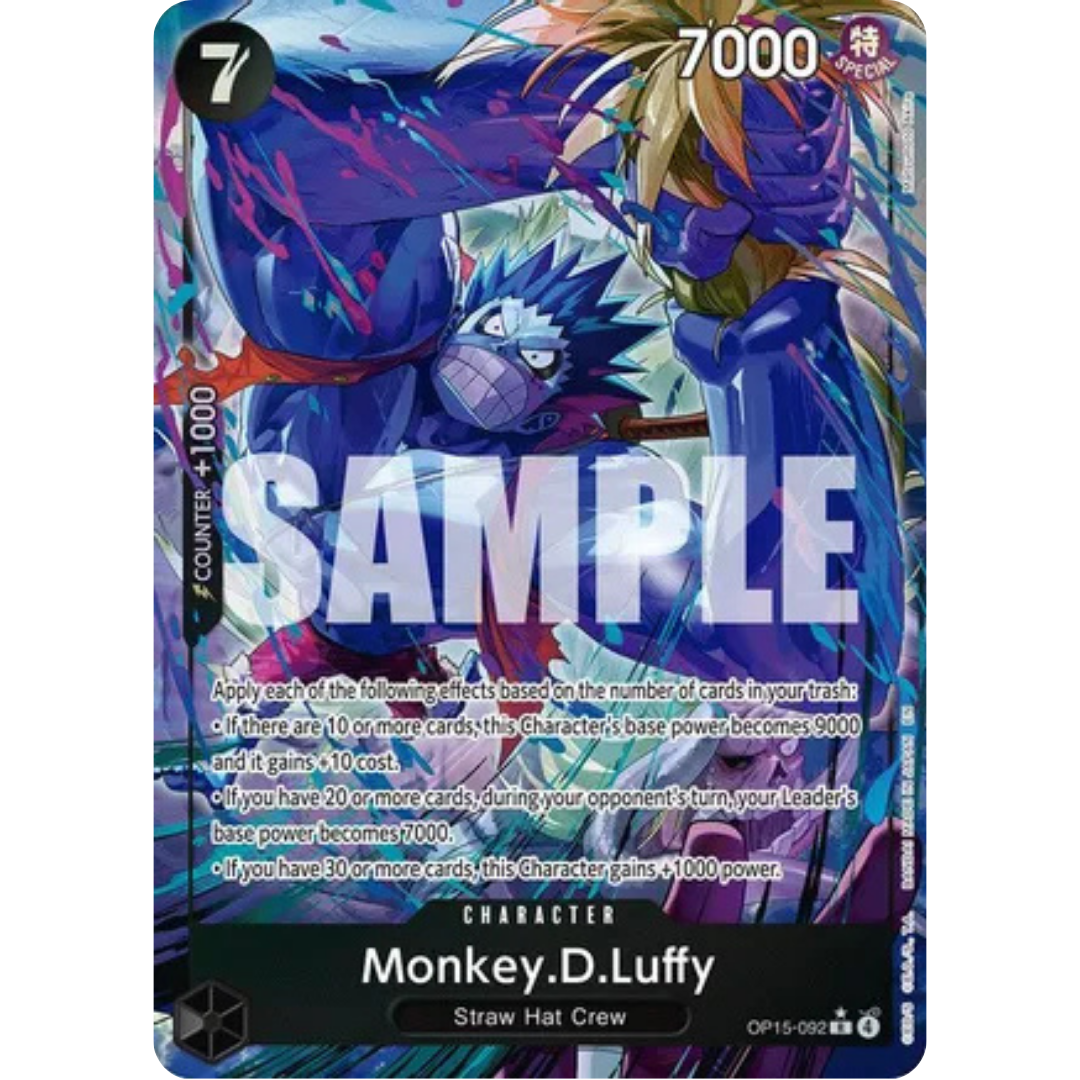 Monkey.D.Luffy (OP15-092) (Alternate Art) (OP15-092) - Adventure on Kami's Island Foil