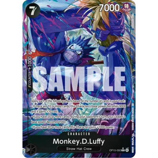 Monkey.D.Luffy (OP15-092) (Alternate Art) (OP15-092) - Adventure on Kami's Island Foil
