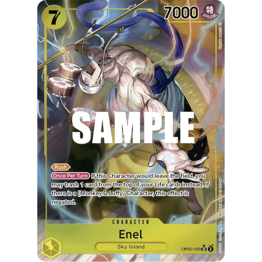 Enel (100) (Alternate Art) (OP05-100) - Awakening of the New Era Foil