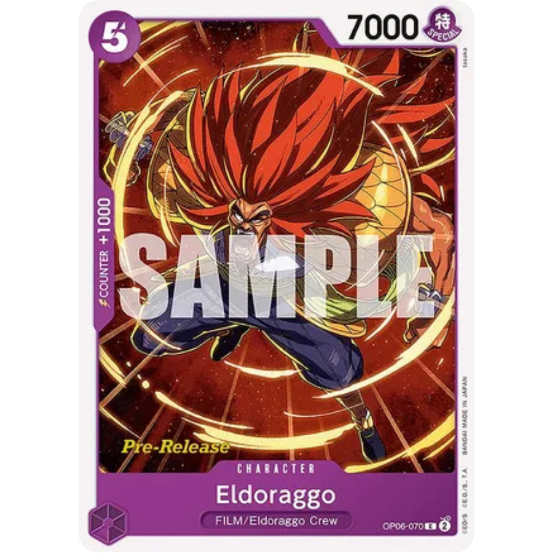 Eldoraggo (OP06-070) - Wings of the Captain Pre-Release Cards