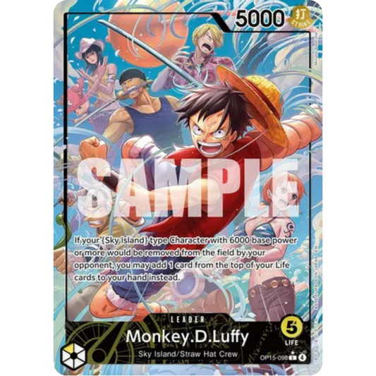 Monkey.D.Luffy (OP15-098) (Alternate Art) (OP15-098) - Adventure on Kami's Island Foil