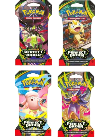 Perfect Order Sleeved Booster Pack Art Bundle [Set of 4]