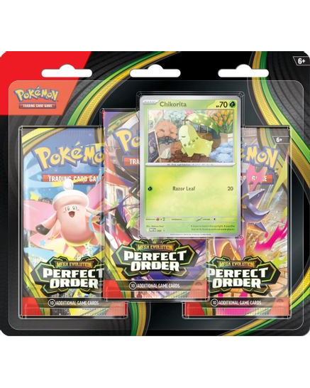 Perfect Order 3 Pack Blister [Chikorita]