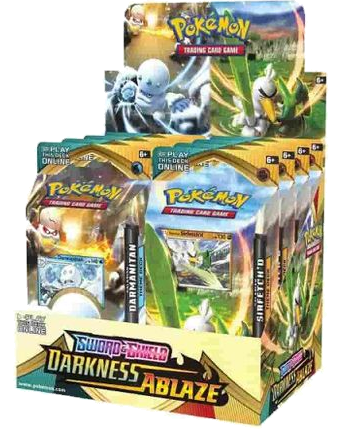 Darkness Ablaze Theme Deck Display