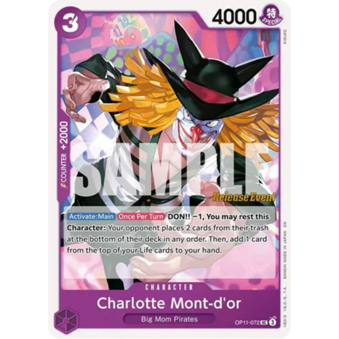 Charlotte Mont-d'or (OP11-072) - A Fist of Divine Speed Release Event Cards