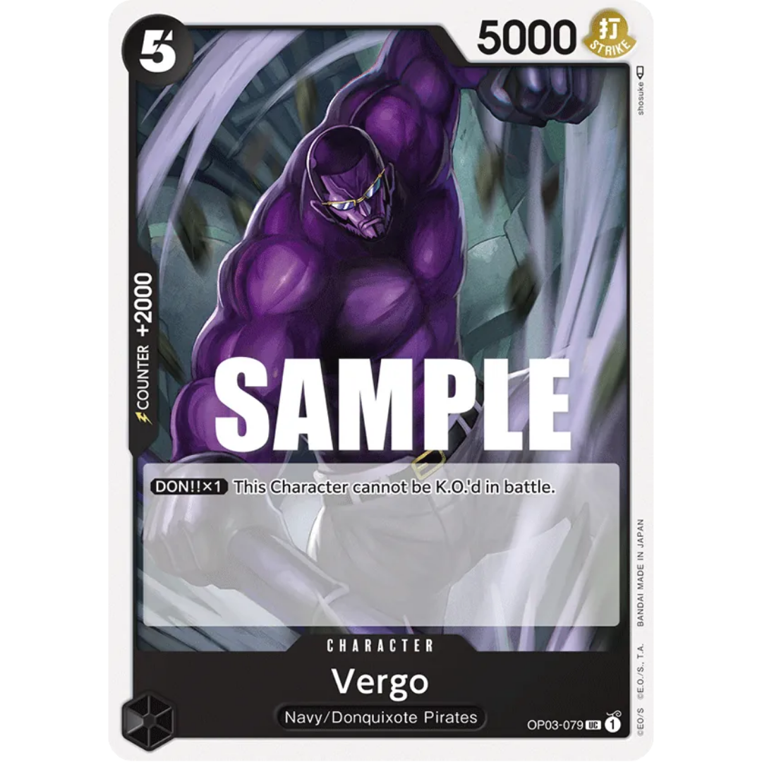 Vergo (OP03-079) - Starter Deck 19: BLACK Smoker
