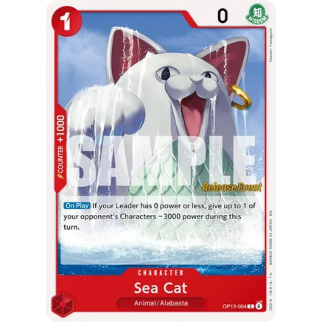Sea Cat (OP15-004) - Adventure on Kami's Island Release Event Cards
