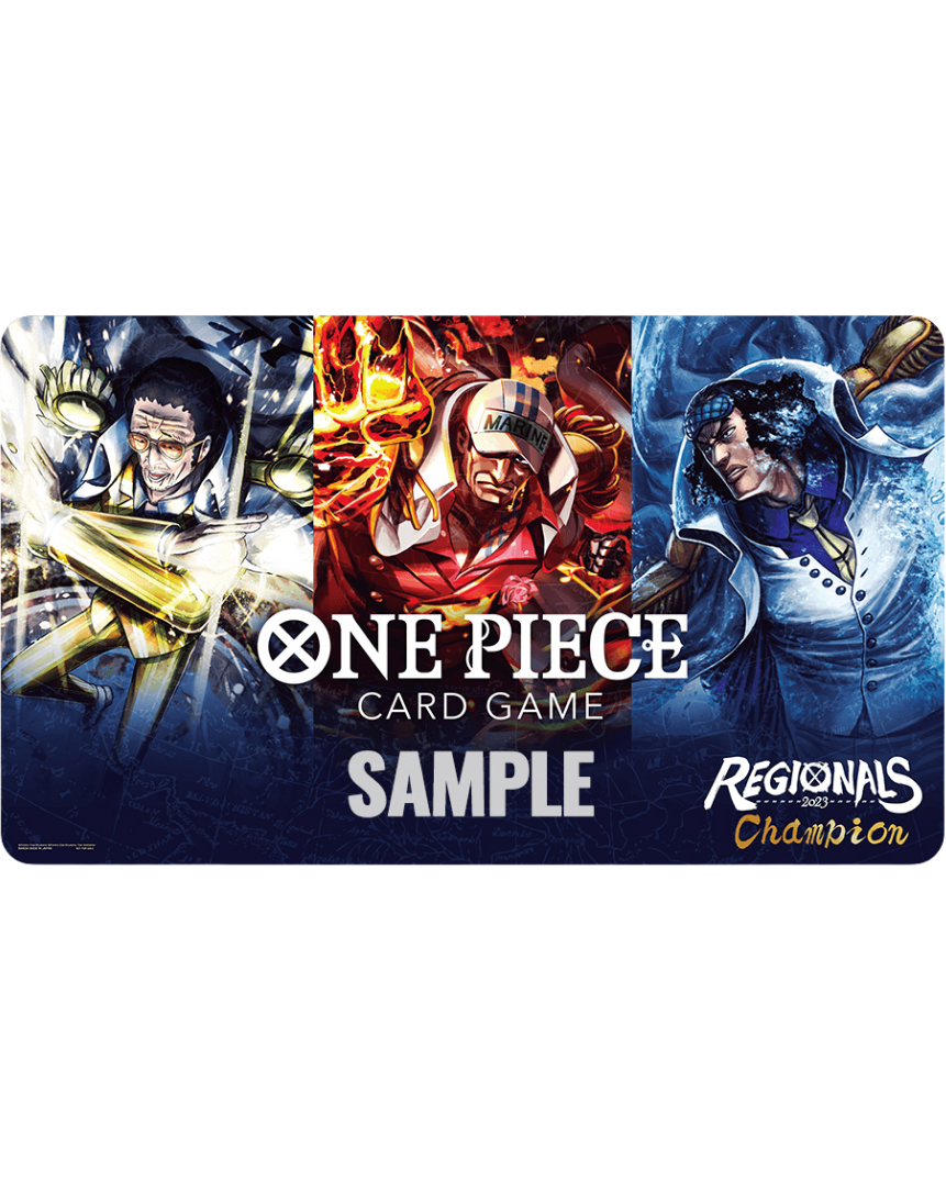 One Piece Official Playmat - Three Admirals (Regionals Champion)