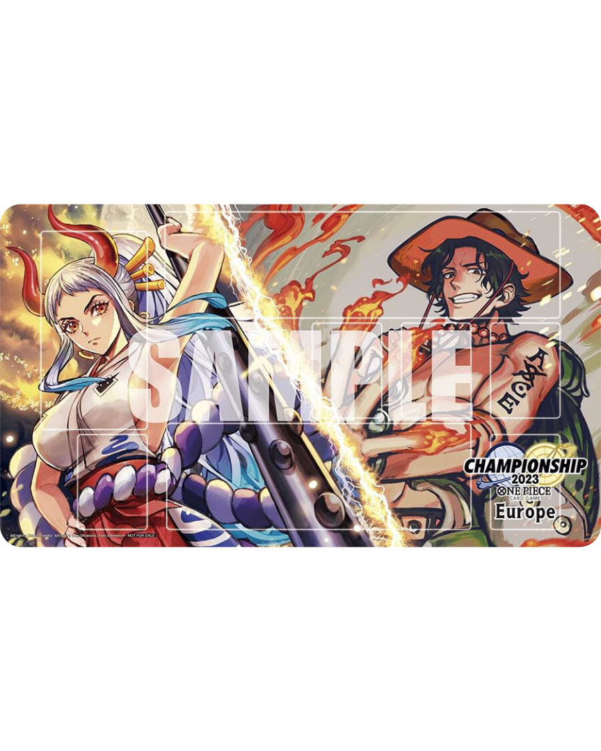 One Piece Official Playmat - Yamato & Ace (Championship 2023 Europe)