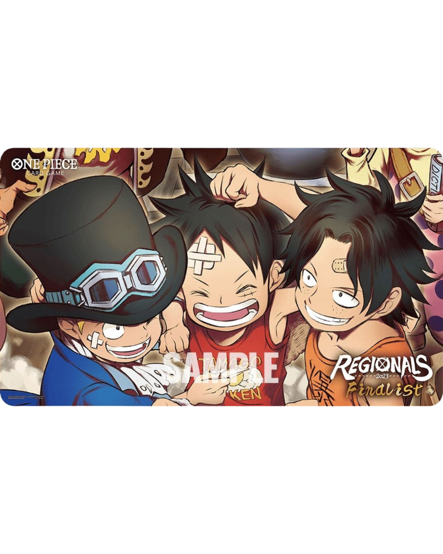 One Piece Official Playmat - Ace/Sabo/Luffy (Regionals Finalist)