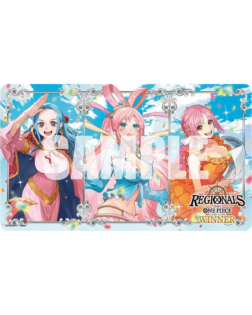 One Piece Official Playmat - Vivi, Shirahoshi & Rebecca (2024 Regionals Winner)