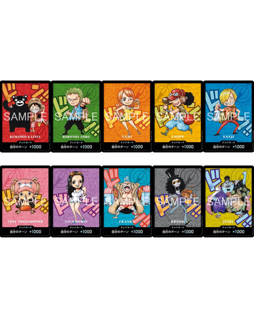 One Piece Premium Card Collection - Kumamoto Prefecture Special Edition DON!! Set