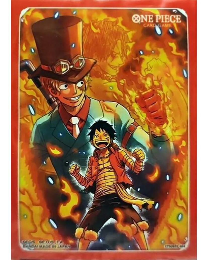 One Piece Official Sleeves Devil Fruits Collection Vol.2 10-Pack - Luffy & Sabo