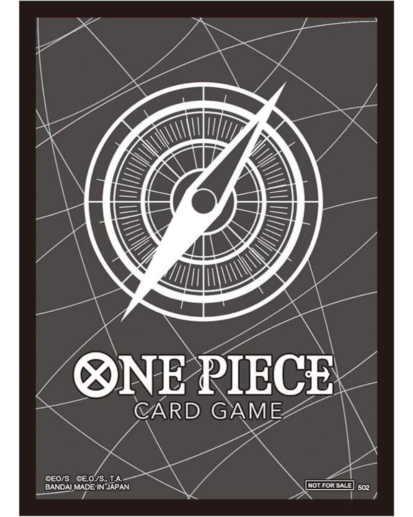 One Piece Official Sleeves 10-Pack - Standard Black & Grey