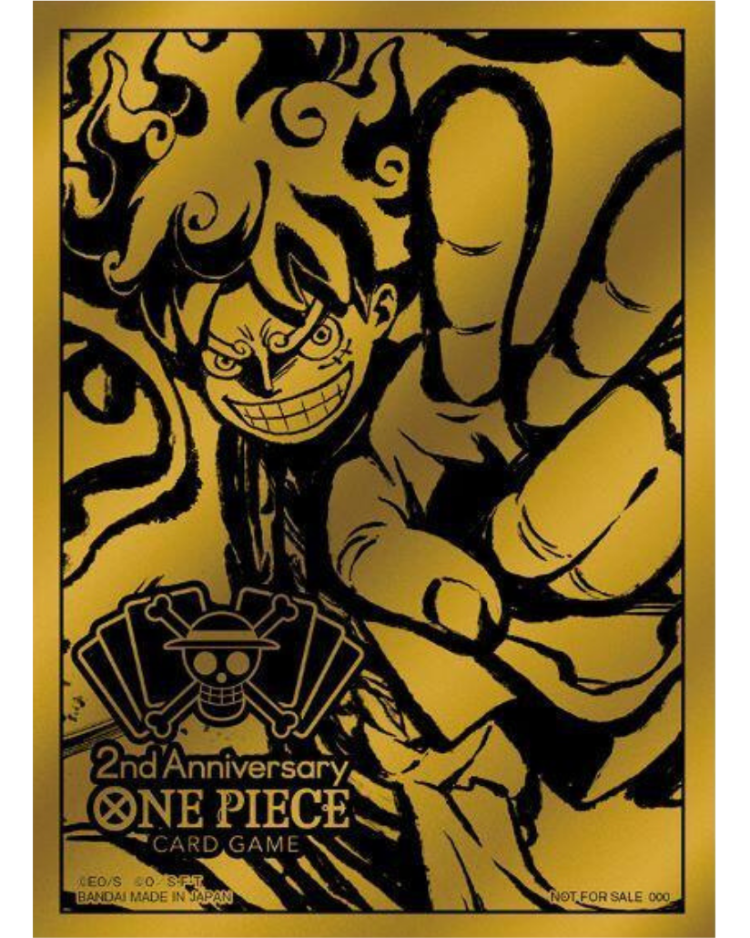 One Piece Official Card Sleeve Japanese 2nd Anniversary