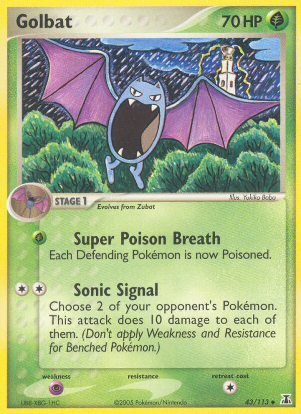 Golbat 043  Delta Species - Uncommon
