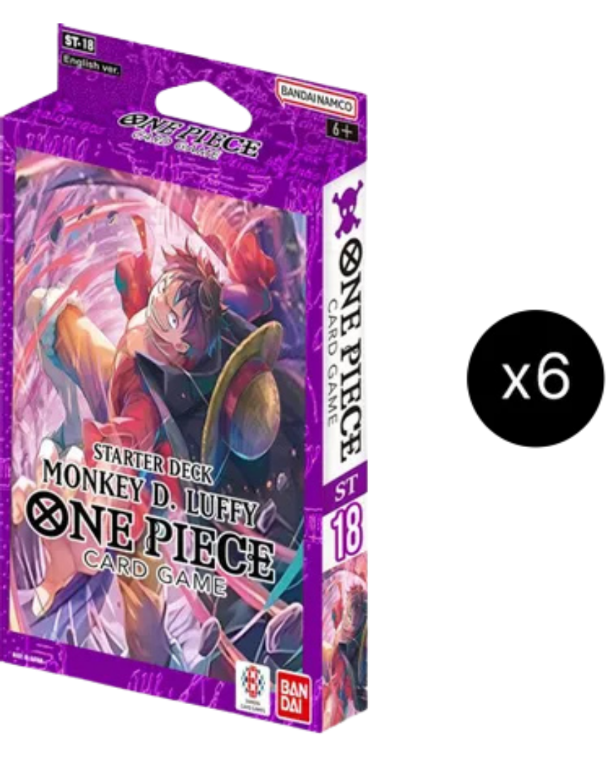 Starter Deck 18: PURPLE Monkey.D.Luffy Display