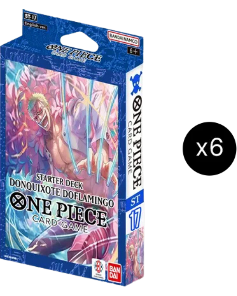 Starter Deck 17: BLUE Donquixote Doflamingo Display