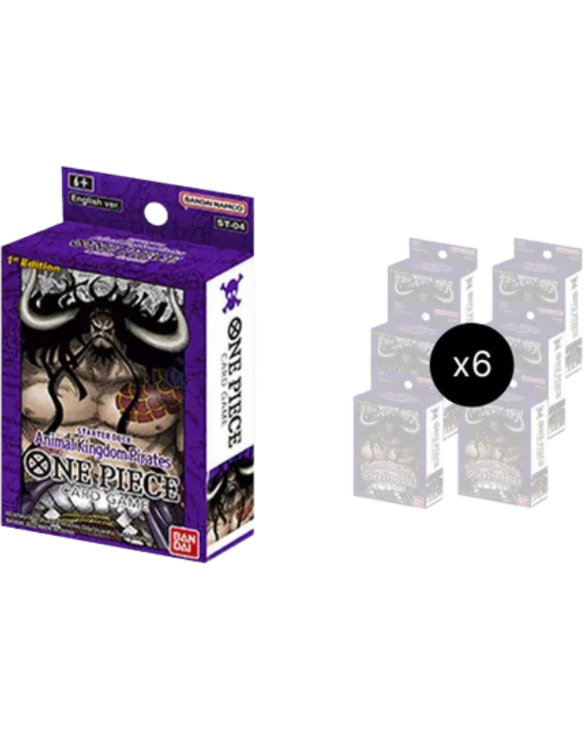 Super Pre-Release Starter Deck 4: Animal Kingdom Pirates Display