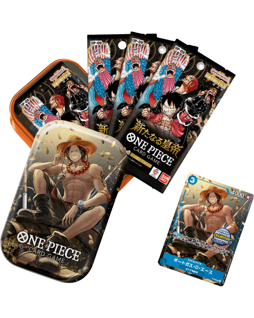 One Piece Card Game Mini Tin Pack Set Vol.1 [TS-01] [Asia Exclusive] - Portgas D. Ace (P-074)