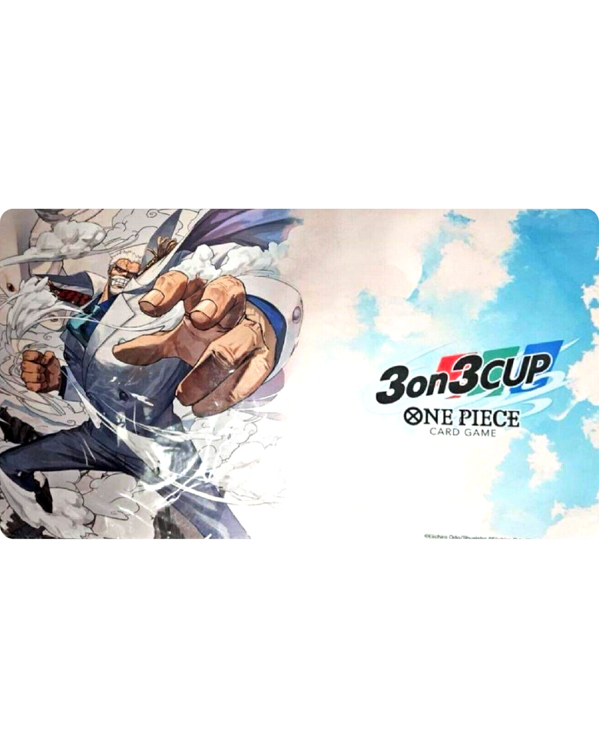 One Piece Official Playmat - Garp 3 on 3 Cup Korea