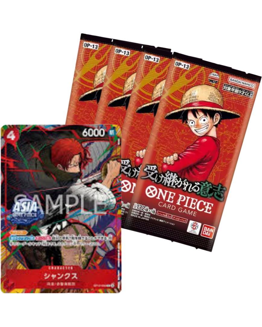 One Piece Card Game Mini Tin Pack Set Vol.2 [TS-03] [Asia Exclusive] - Shanks