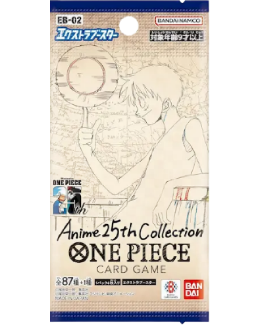 Extra Booster: Anime 25th Collection (EB-02) Booster Pack - [Japanese]