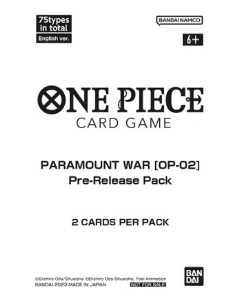 Paramount War - Pre-Release Pack
